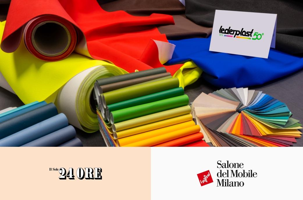 Lederplast con il Sole 24 Ore all’apertura del Salone del Mobile 